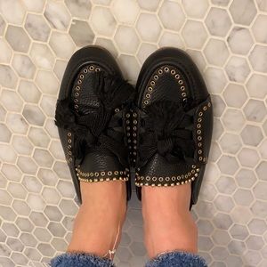 Chloe Black Harper Loafers 37.5